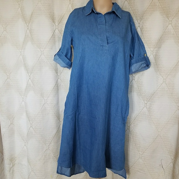 Allforcolor Everyday Denim Tunic Dress - Picture 5 of 8
